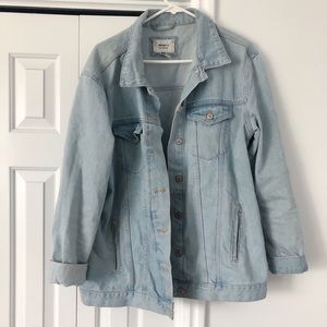 Light wash denim jacket